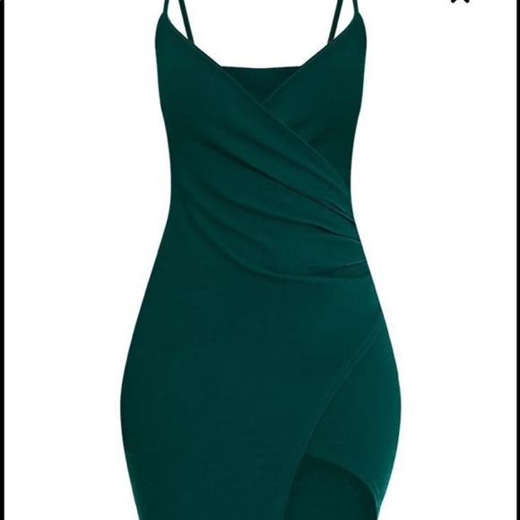 emerald green dress - Picture 2 of 2